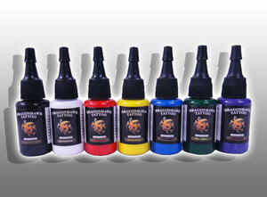 *[ tattoo *TATTOO*ta toe ]* ink (15ml) 7 color set *