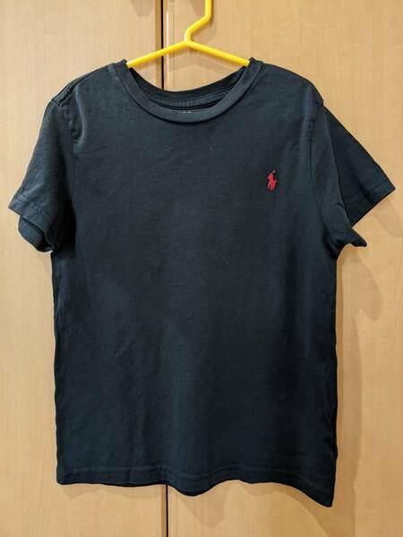 ポロ　ラルフローレン　RALPH　LAUREN　キッズ　クルーネックTシャツ　黒　120cm