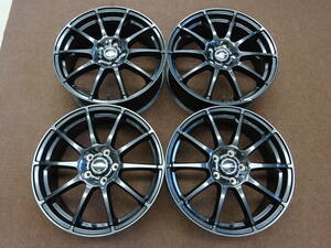 A-31　A-TECH SCHNEIDER　18×7J ET55 PCD114.3 5H 4本　人気のデザイン　Racing　sports　ミニバン　等に是非　！