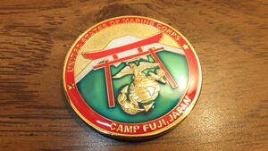 【CAMP FUJI】米海兵隊キャンプ富士 米海兵隊諸兵科連合訓練センター Combined Arms Training Center　在日米海兵隊 チャレンジコイン