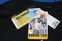 バナナフィッシュ 黒 メンズ 3L バックプリント　アッシュ トレーナー 裏起毛 BANANA FISH キーホルダー付き　新品　未使用_画像4