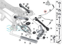 送料185円 BMW E82 E87 E88 E90 E91 E92 E93 リア スピードセンサー 左右共通 130i 135i 320i 323i 325i 330i 335i M3 34526762476_画像4