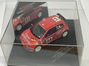 スキッド　1/43 FIAT PUNTO KIT CAR 58号車 2000 ラリー フィアット プント　同封可能