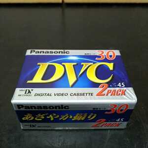I Panasonic パナソニック　DVCテープ AY-DVM30V2 30分×2本　セット　未使用　長期保管品