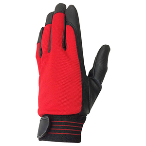 手袋FT-3714 カヴァーワーク 保護具 手袋合成・人工皮革 レッドLL