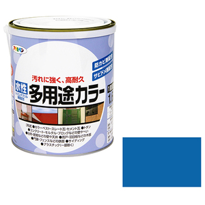 水性多用途カラー アサヒペン 塗料・オイル 水性塗料3 1.6Lーソライロ