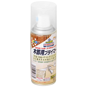 木部用プライマー アサヒペン 塗料・オイル スプレー塗料 100ML クリヤ