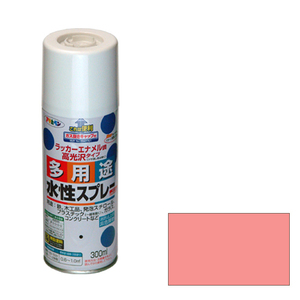 水性多用途スプレー アサヒペン 塗料・オイル スプレー塗料 300ML コスモスピンク