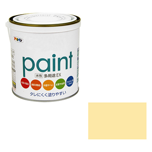 水性多用途EX アサヒペン 塗料 水性塗料 0.7Lークリームイロ