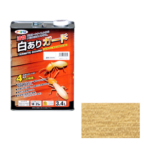  oiliness white equipped guard Asahi pen paints * oil oiliness paints 3.4L-toumei( clear )