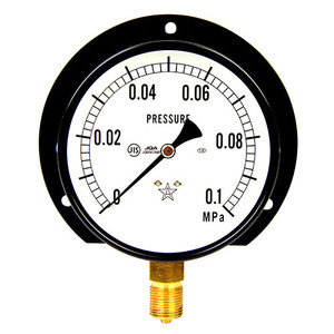 汎用圧力計B100・G3/8 右下精器 エアーツール 圧力計・機器 S-42・0.1MPA