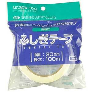 仁礼工業 MC30W-100 ふしぎテープ白スペアー３０ＭＭＸ１００Ｍ