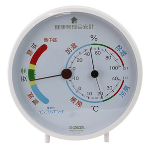 健康管理目安計(温湿度計) CRECER 測定具 温度計・他 TF-165W