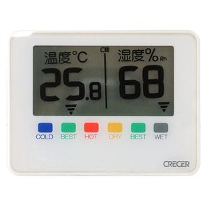 デジタルポータブル温湿度計 CRECER 測定具 温度計・他 CR-1500W