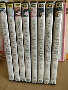 TV版新世紀エヴァンゲリオンDVD 1〜8巻セットR使用品　新劇場版DVD序R使用品1.11 破2.22 Q3.33 ケースに割れヒビ有り