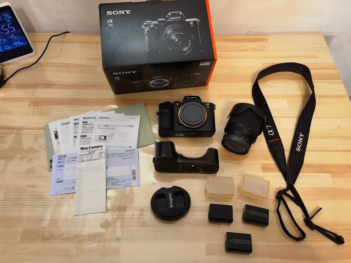 美品フルセット【 SONY NEX-7 レンズキット 元箱 付属品等ほぼ完備