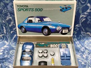 即決 ニットー NITTO 1/24 トヨタ スポーツ 800 第3回 日本G.P. ワークスデカール付き 未組立て 日東科学 プラモデル 希少 絶版