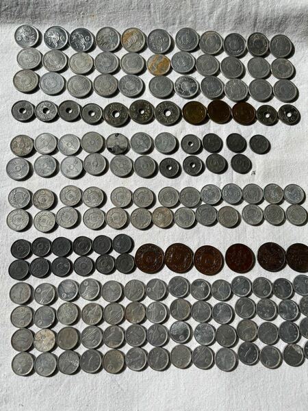 昭和、大正時代の古いコイン