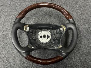  Benz W220 gun grip sport steering gear steering wheel walnut wood 