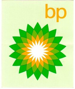 売切 bp ステッカー 正規品 送料込 寸法：W125×H152mm 、 未使用保管品 A/E 、基材は透明フィルムでプリントがされております。