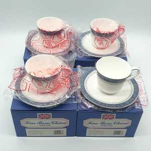 ROYAL DOULTON Royal Doulton car - block cup & saucer 4 customer set bo-n tea ina clay tableware . plate plate England tp-22x1062