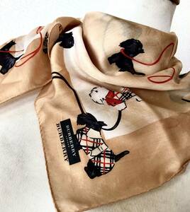  редкостный рисунок Burberry Burberry очень популярный симпатичный собака рисунок ** Mini шарф носовой платок * плед (0602CD111800)