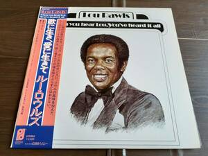 L4249◆LP / ルー・ロウルズ Lou Rawls / 歌に生き、愛に生きて When You Hear Lou, You've Heard It All