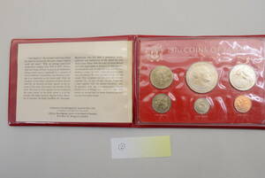 1970 COINS OF JAMAICAja mica монета 6 листов UNCIRCULATED SPECIMEN SET античный антиквариат 