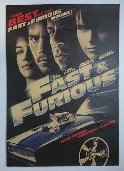 Fast & Furious ワイルド・スピード ポスター