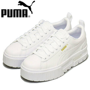 PUMA (プーマ) 384209 メイズ クラシック レディーススニーカー 01 プーマホワイト PM185 24.5cm