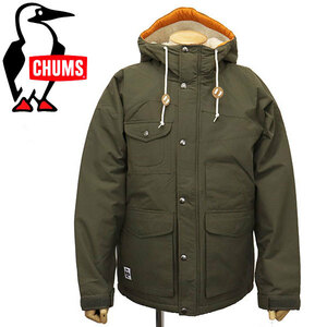 [CHUMS] メンズトレーナーパーカー Camping Boa Parka Khaki L