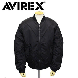 AVIREX (アヴィレックス) 6102170 MA-1 COMMERCIAL エムエーワン コマーシャル フライトジャケット 783-0952005 09BLACK XL