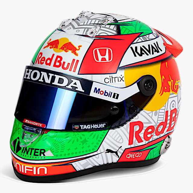 1/2 ヘルメット レッドブル ホンダ F1 ペレス 2022 マイアミ 割引価格