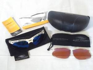 * not for sale *RUDY PROJECT Rudy Project / sunglasses /KEROSENEke rose -ne/ gray / Brown / glasses case attaching 