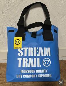 STREAM TRAIL ★ ストリームトレイル ☆ WET TOTE BAG ☆ ウェット トートバック Sサイズ Color→ Blue 