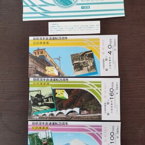 小田急電鉄 箱根湯本直通運転25周年記念乗車券