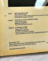 【西独版】ジャズピアニスト　キース・ジャレット　Keith Jarrett　LPレコード アルバム『IN THE LIGHT』 (1974年) 　ECMレコード_画像7