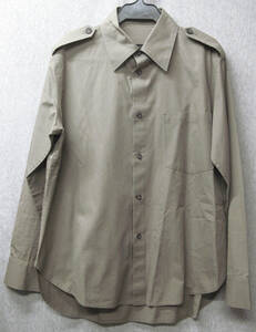 ヨウジヤマモト：肩章付き 長袖 シャツ カーキ 1 （ ワイズ 迷彩 ブラウス Yohji Yamamoto Femme Long Sleeve Shirt 1 Khaki