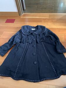  prompt decision * with defect * Shirley Temple * standard . navy blue color coat ribbon attaching *110* kindergarten 