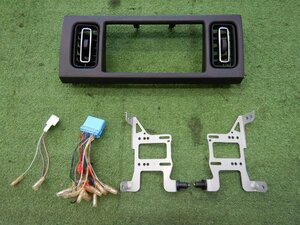 【22110502】HA36S アルト オーディオパネル 2DINワイド 73821-74P2 変換ハーネス/ステー付
