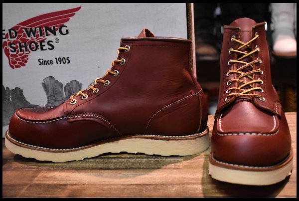 はこぽす対応商品】 9106良品9D/12年製レッドウィング赤茶アイ