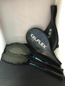 CALFLEX　LIMITED　V-5　SOFT　テニスラケット　ケース 付　？軟式 硬式？ 2本 ジャンク品