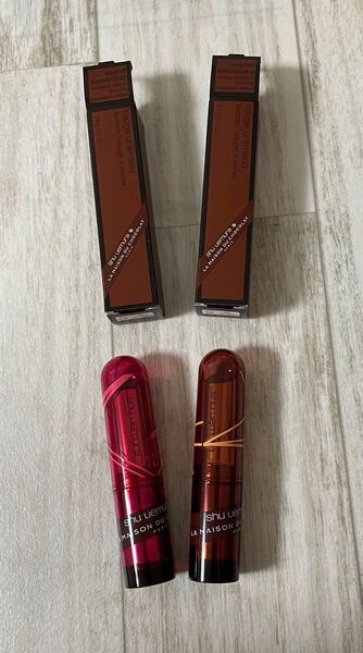 シュウウエムラ ルージュ アンリミテッド ラズベリーピューレ フランボワーズソルベ 口紅 ラ・メゾン・デュ・ショコラコラボ 未使用