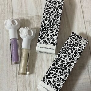 M・A・C マック ニコパンダ コラボ リップガラス 2本セット リップグロス 未使用 グリッターパレード シュガーコート