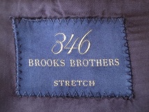 BROOKS BROTHERS ブルックスブラザーズ 346 ウール オールシーズン グレンチェック ２釦 テーラード ジャケット ブレザー 42L XL相当_画像7