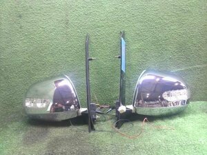  Toyota Alphard MNH15W 10 series original left right side mirror door mirror mirror 5P+2P electric storage plating winker with cover used 