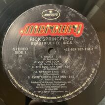 LP RICK SPRINGFIELD / BEAUTIFUL FEELINGS_画像7