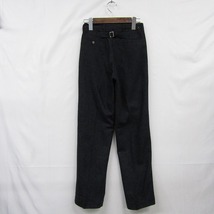 Vintage 60s~ サイズ W24~ L26~ Lord&Taylor ウール スラックス パンツ スリム テーパード シンチバック グレー 古着 ビンテージ 2N2052_画像3