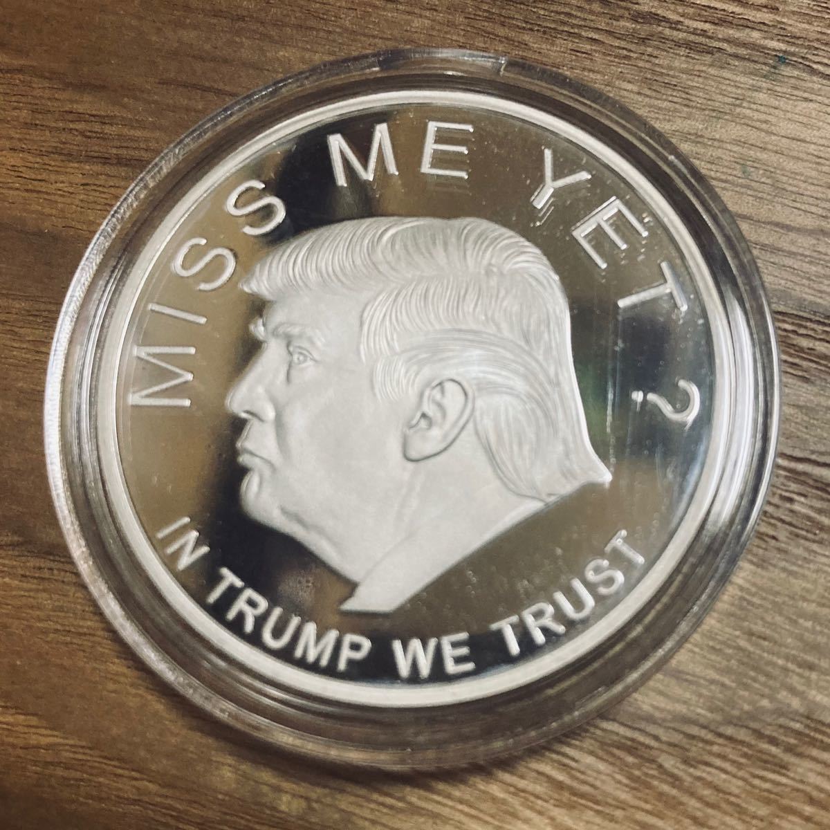 おしゃれ】 (レア!高騰!)トランプ大統領 1オンス トランプは