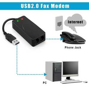 411h0813 AGPtek External USB2.0 FAX MODEMファックスモデム faxモデムの画像7